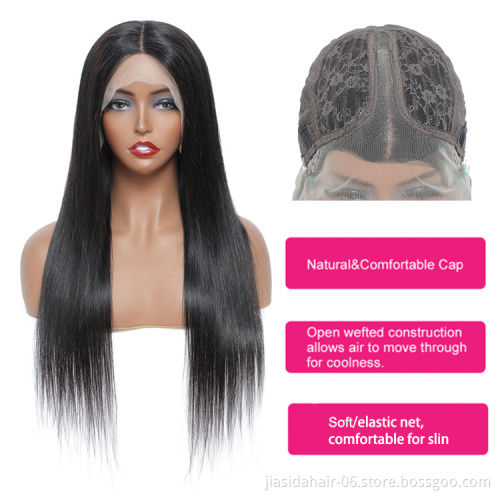Wholesale Cuticles Aligned 13x6 13x4 Lace Frontal Highlight Wig HD Lace Front Human Hair T part Lace Wigs